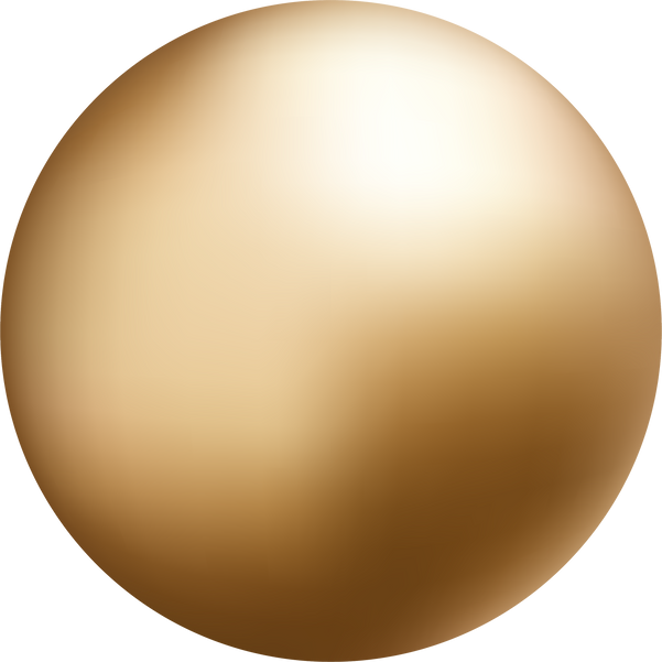 Gold Circle Shape